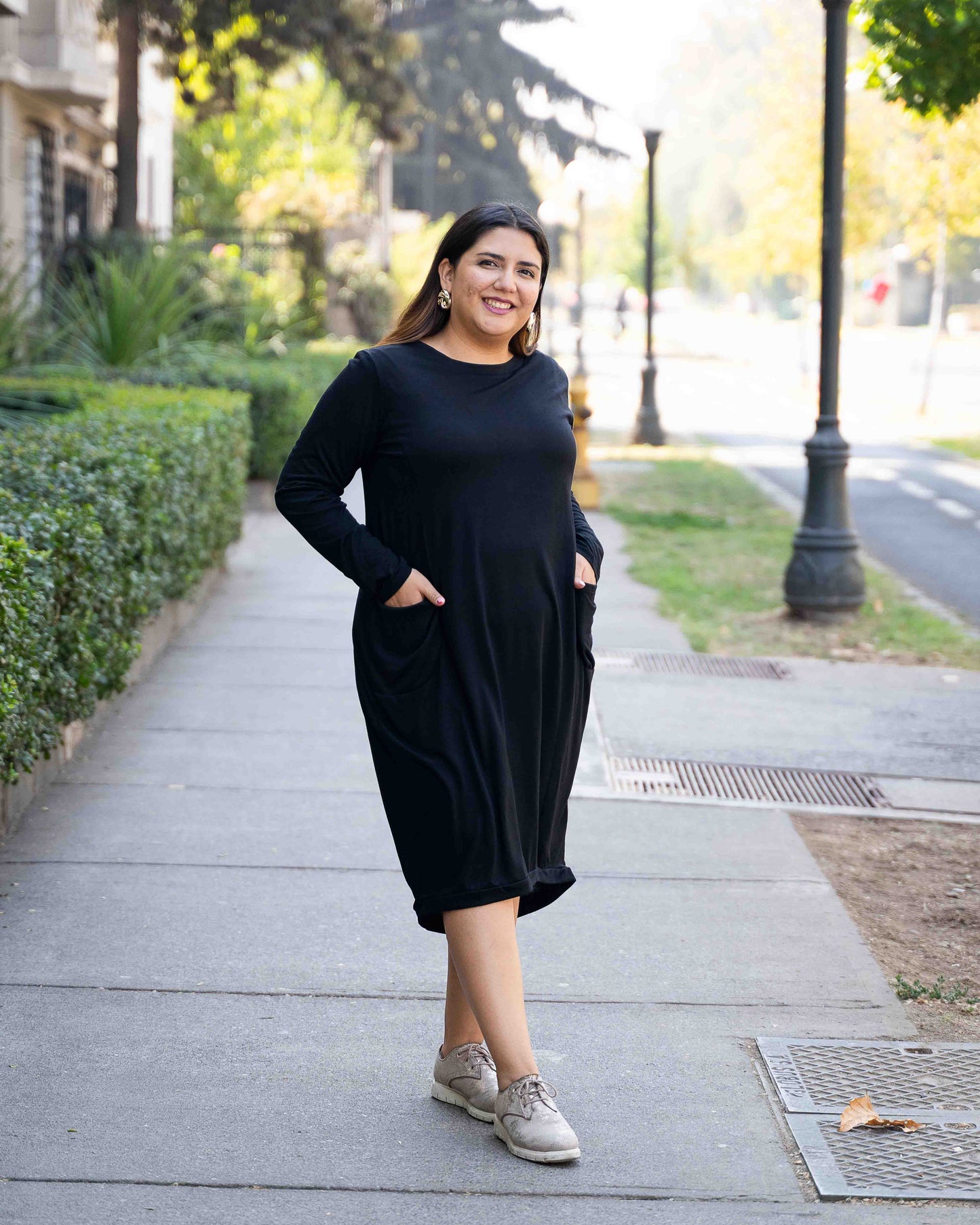 Vestido Modal Negro