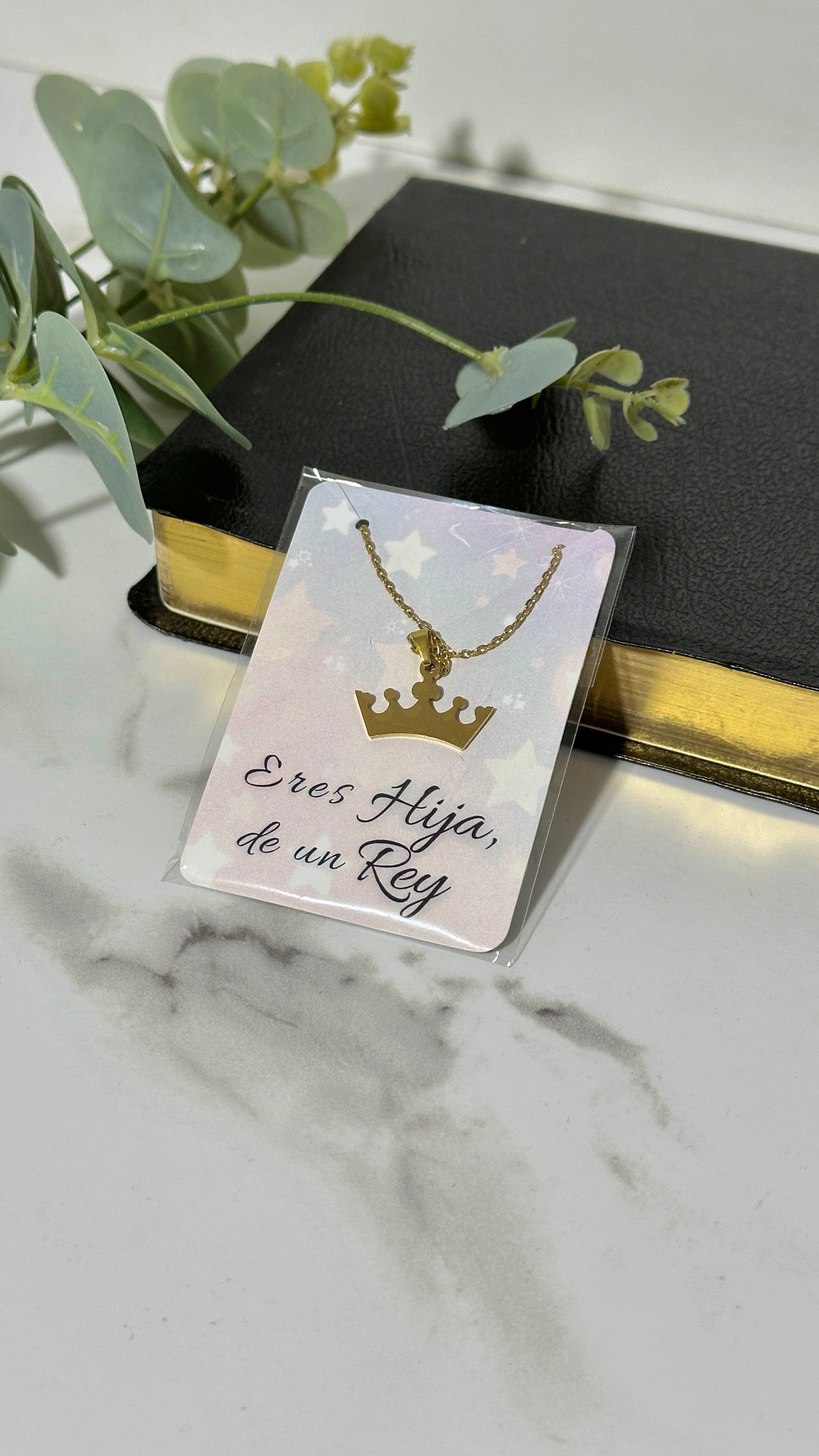 Collar "Eres hija de un rey"
