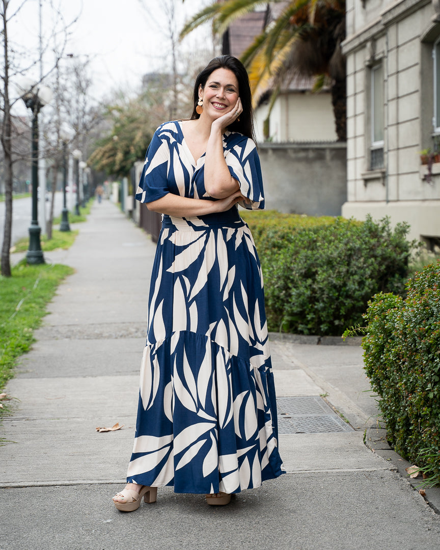 Maxivestido Bra3 Abs AZ G1/2