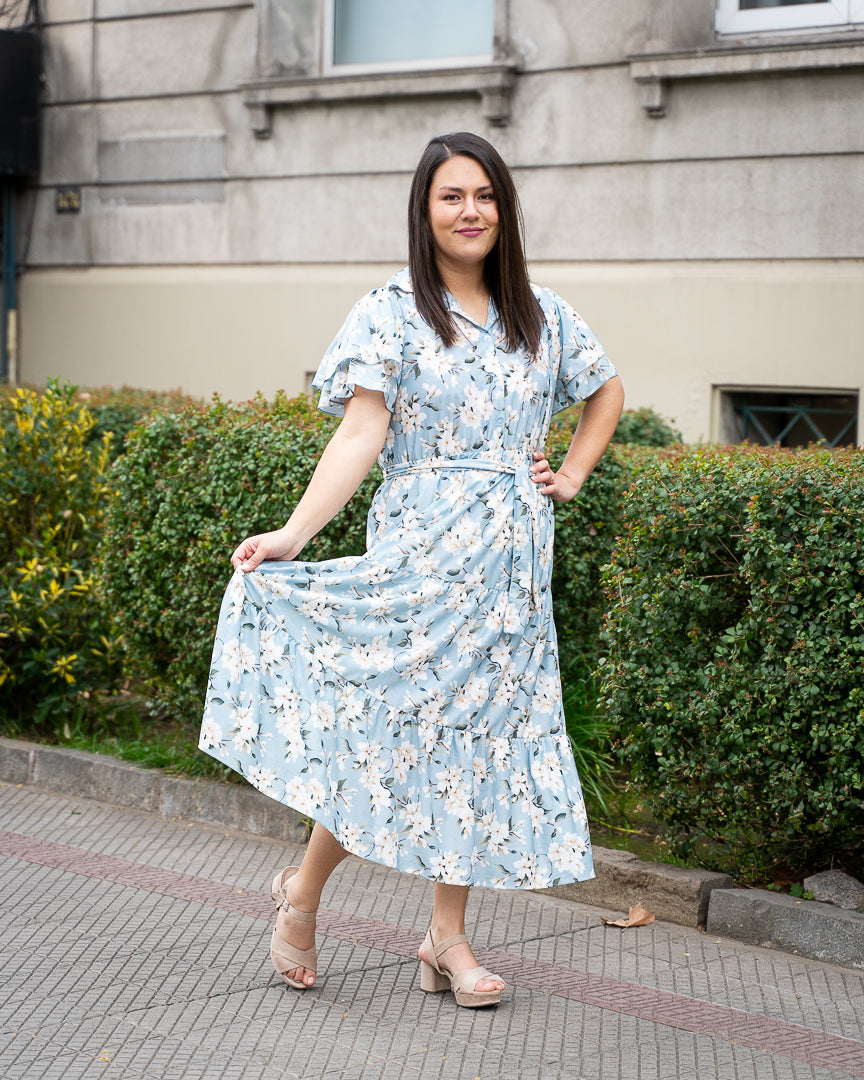 Maxivestido Bra3 Celeste FB