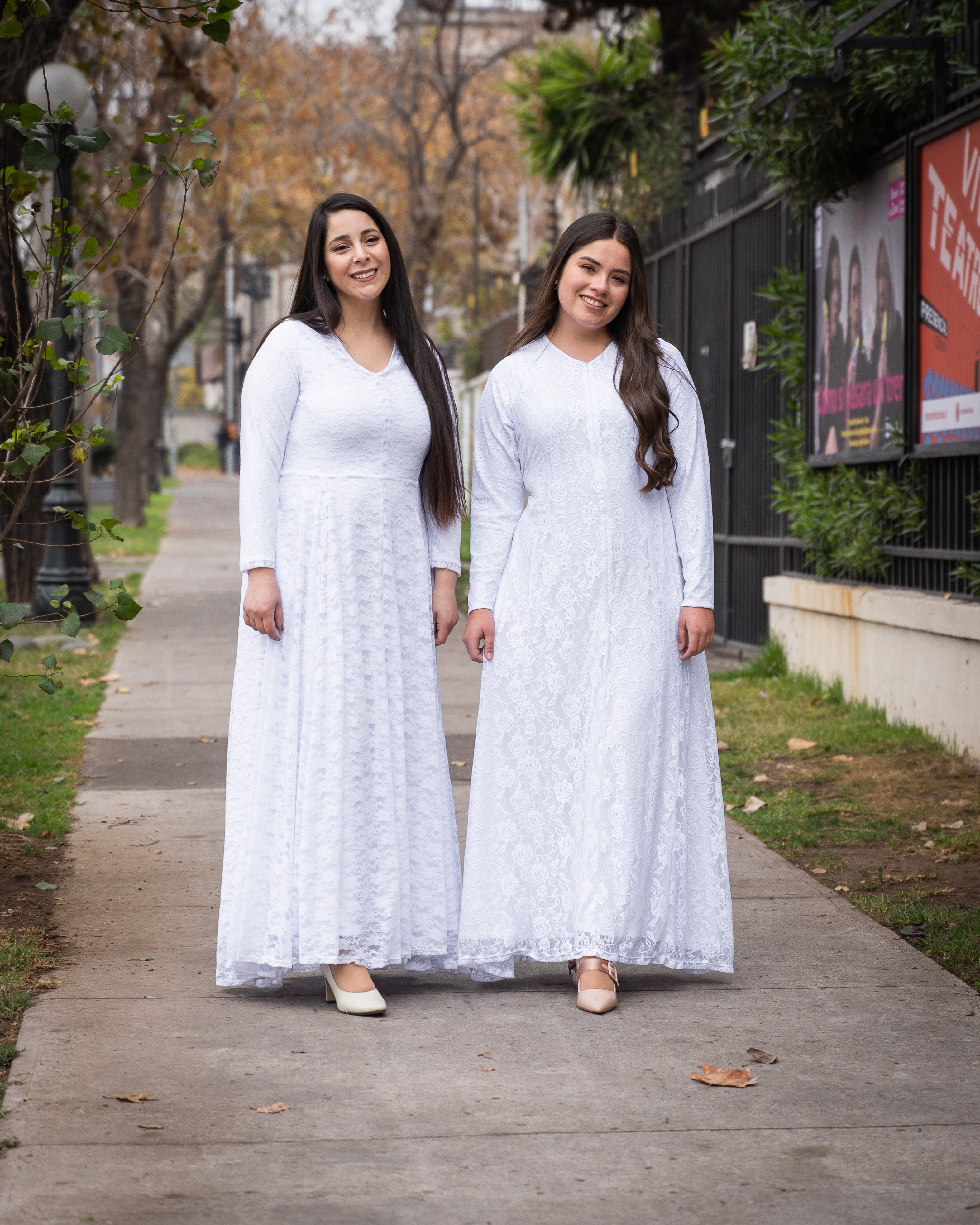 Vestido templo cierre trasero