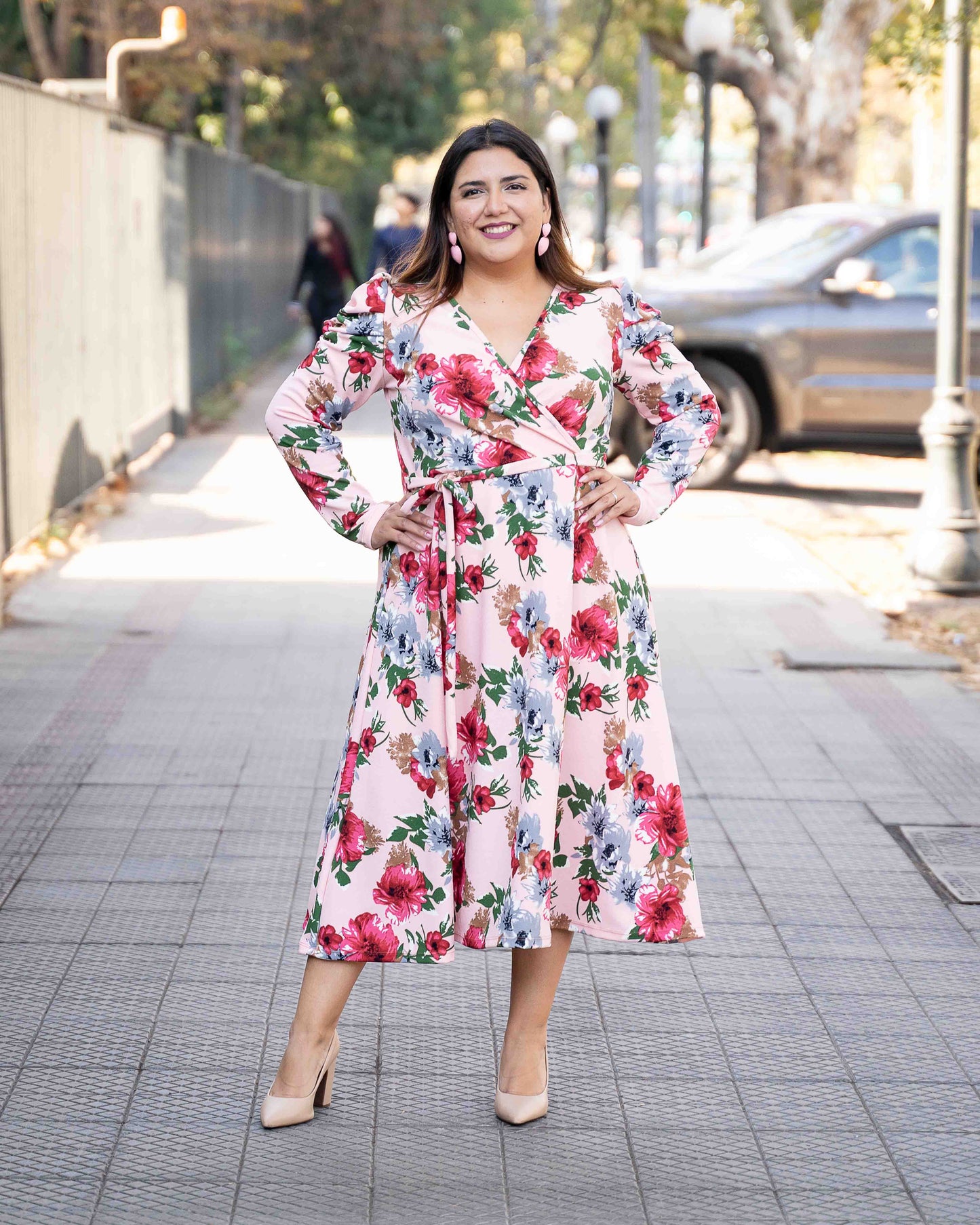 Vestido Lazo Floral