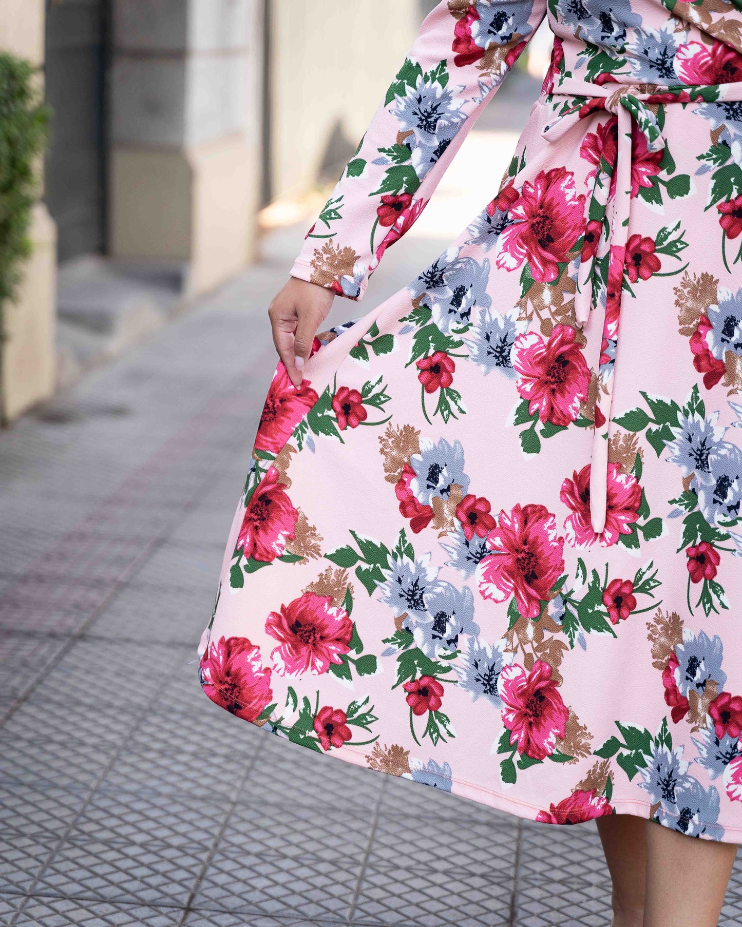 Vestido Lazo Floral