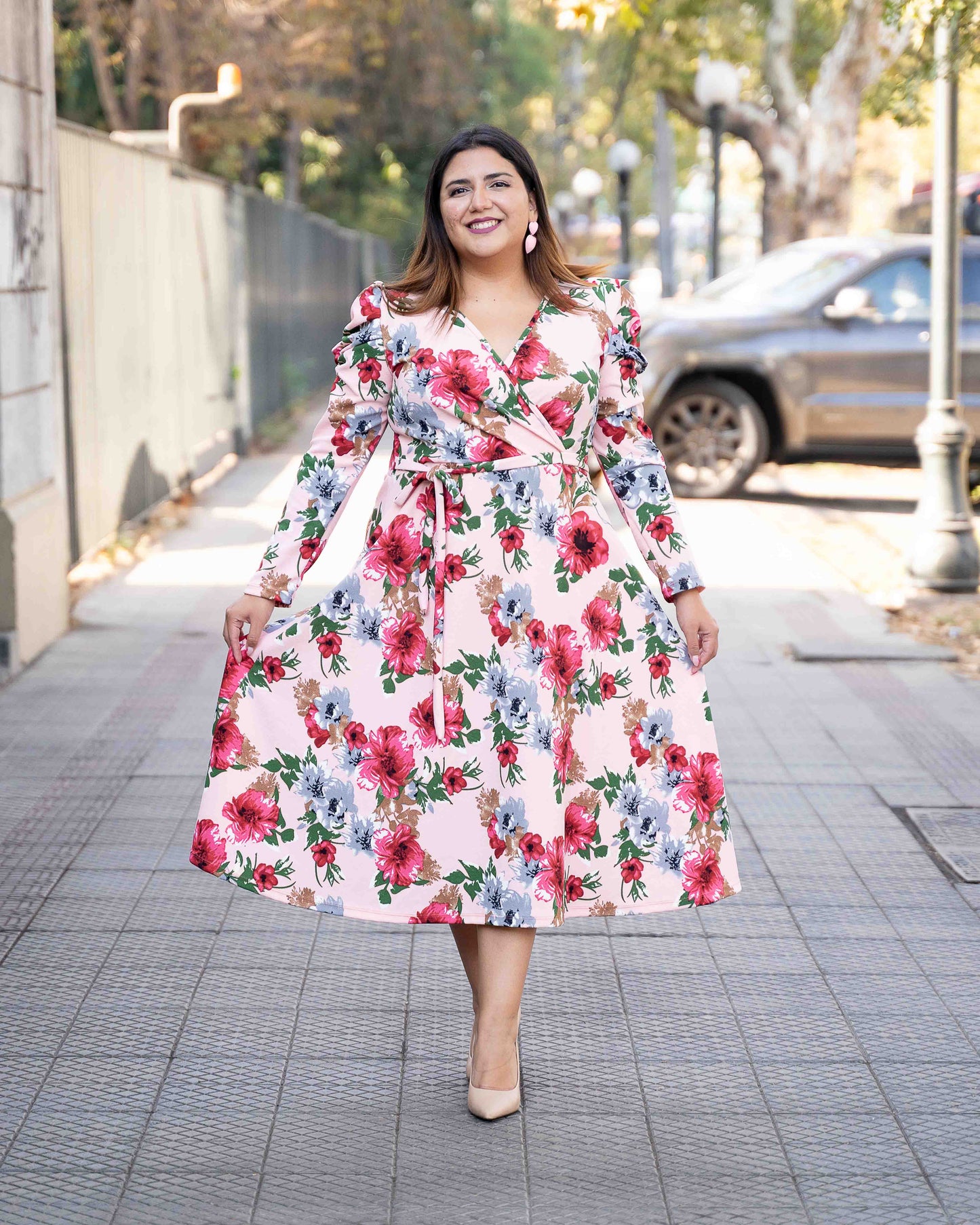 Vestido Lazo Floral