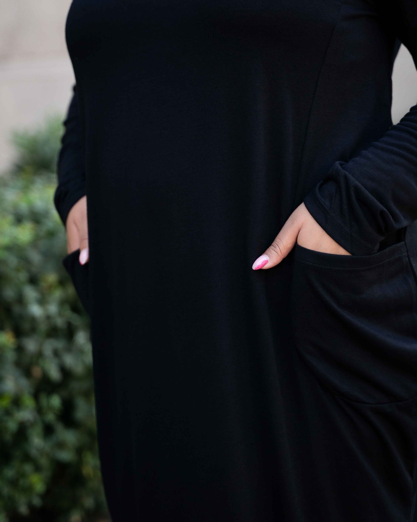 Vestido Modal Negro