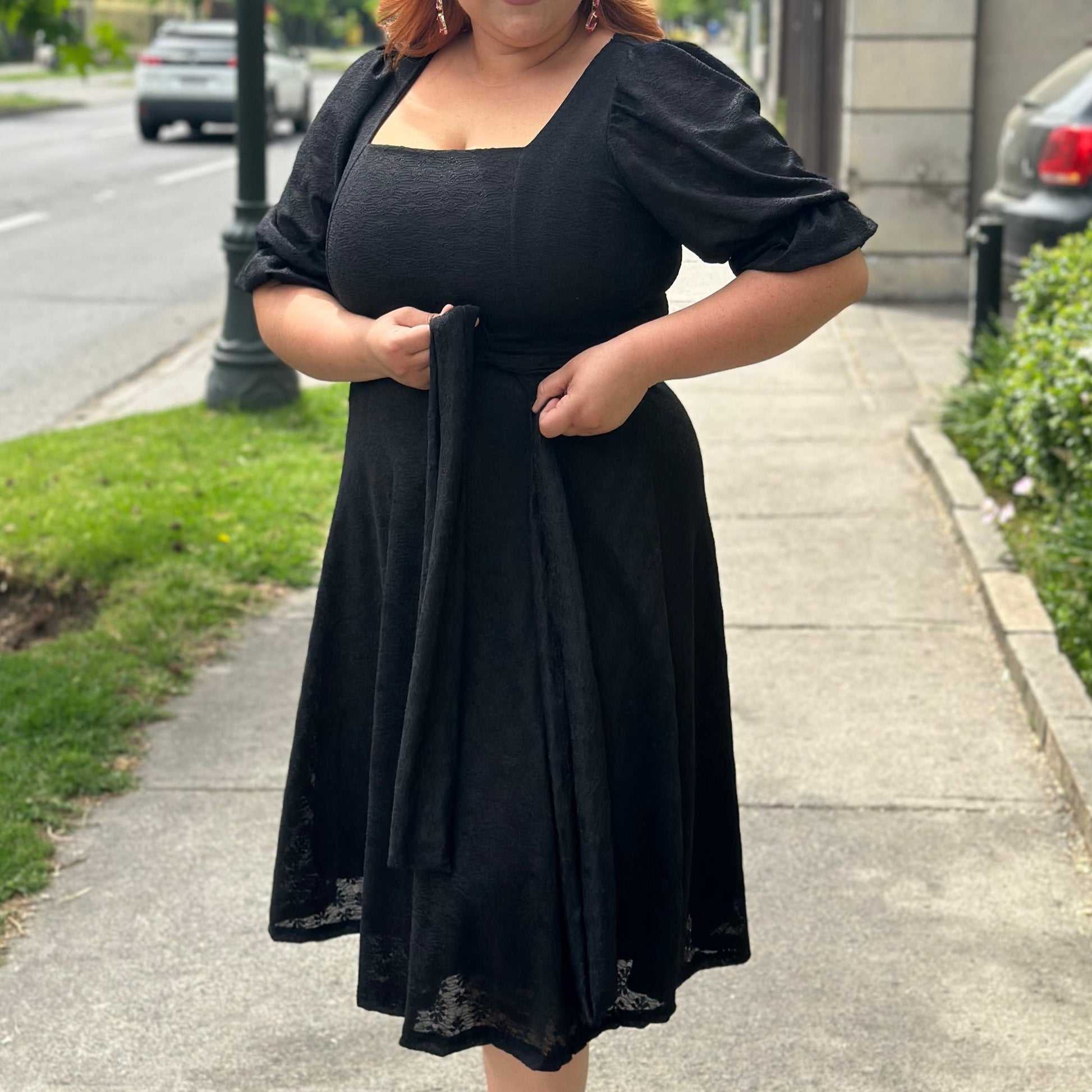 Vestido Bra2 Encaje Negro