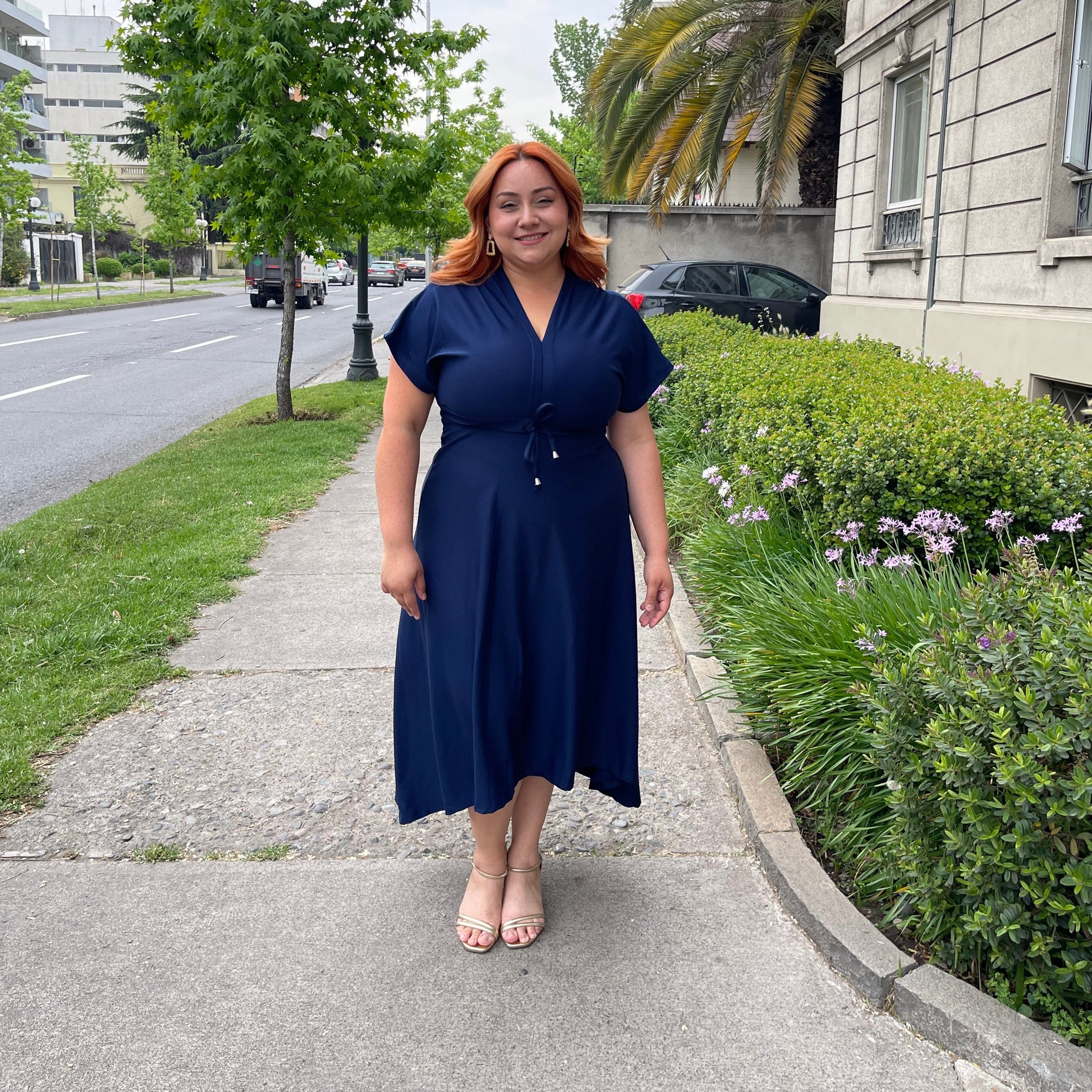 Maxivestido Bra2 Azul Marino