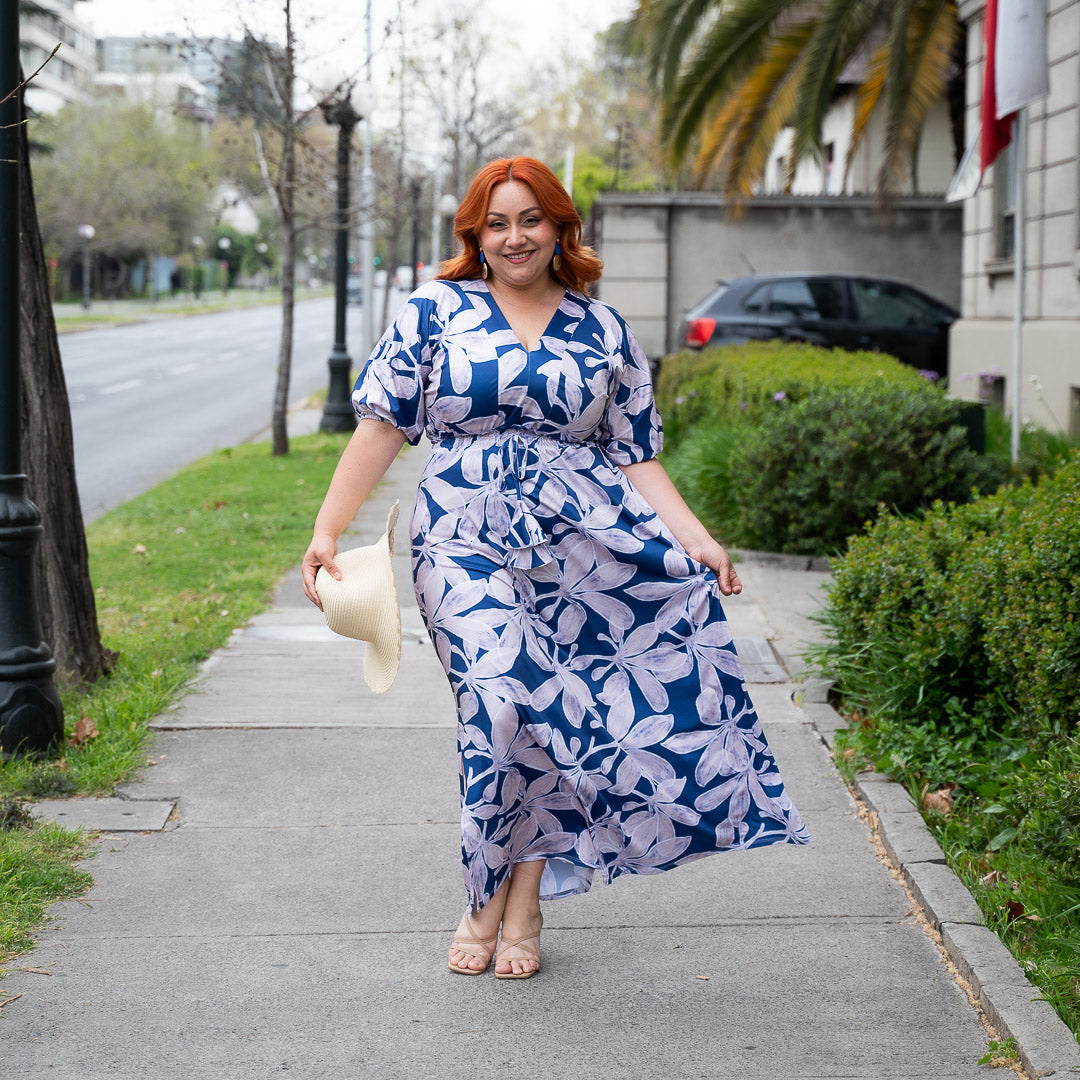 Vestido Bra Estampado Flores Vuelo