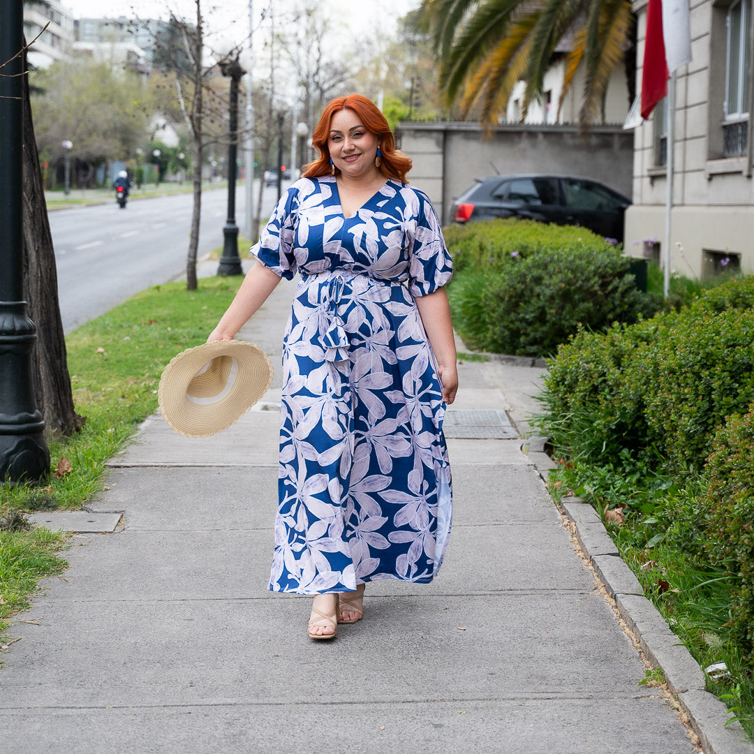 Vestido Bra Estampado Flores Vuelo