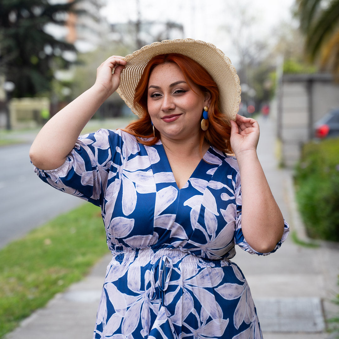 Vestido Bra Estampado Flores Vuelo