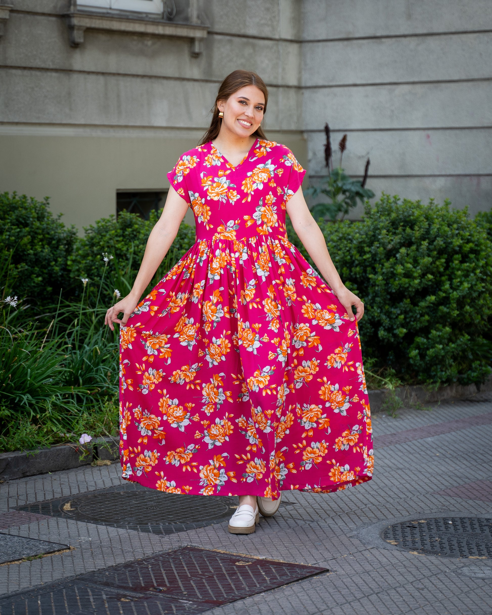 Vestido Viscosa Rfn