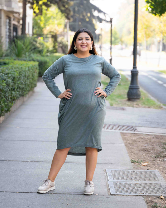 Vestido Modal Verde