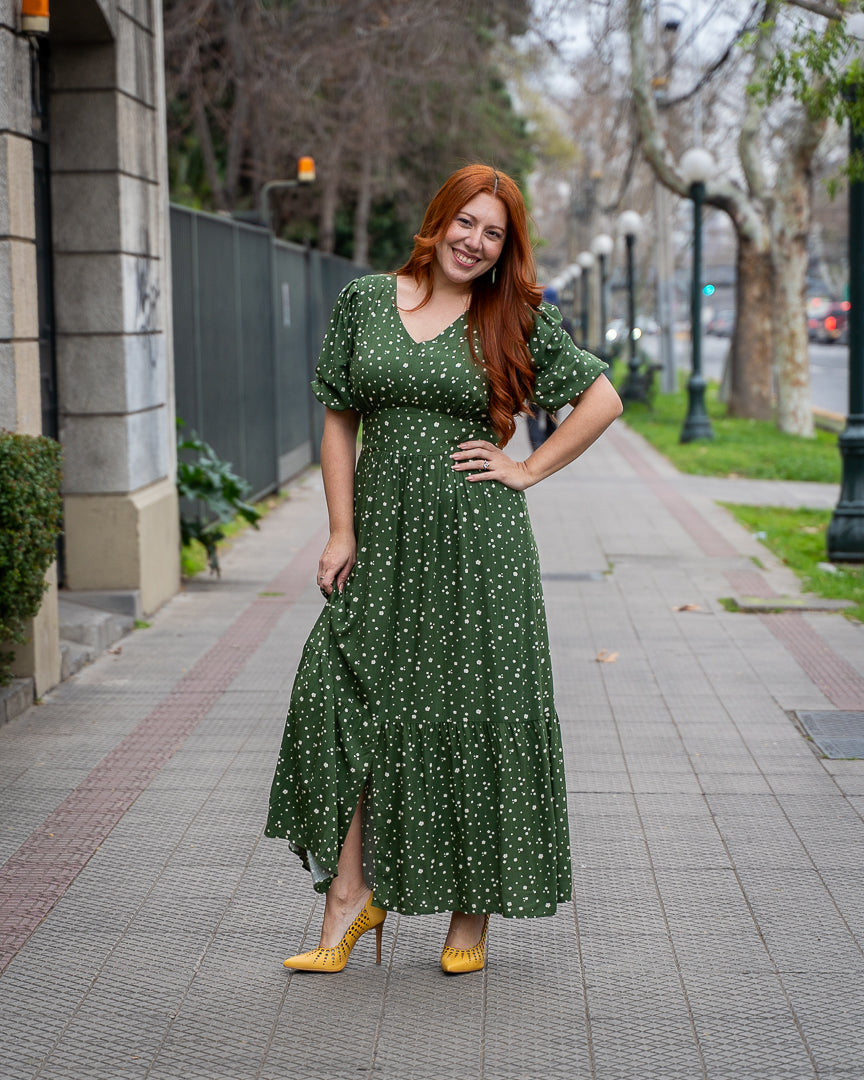 Vestido Bra3 Verde FA Viscosa