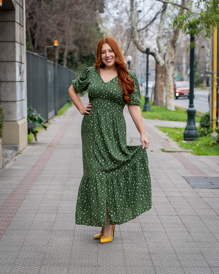 Vestido Bra3 Verde FA Viscosa