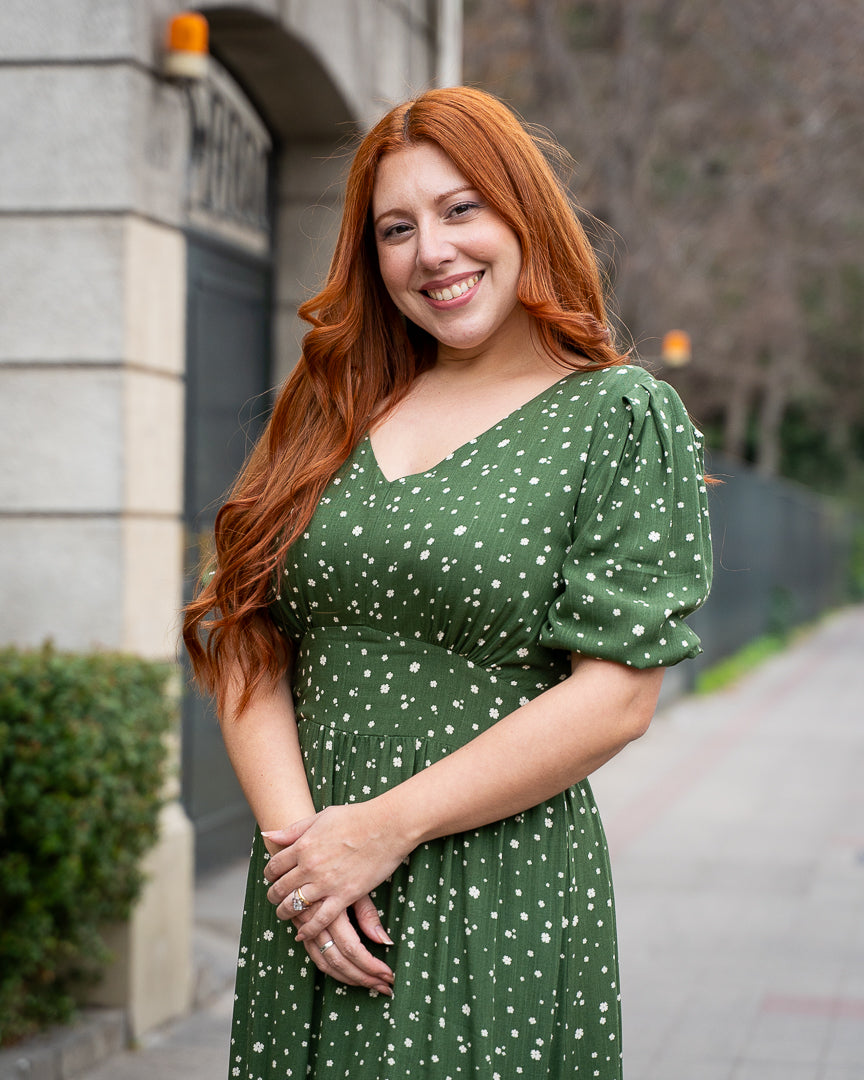 Vestido Bra3 Verde FA Viscosa