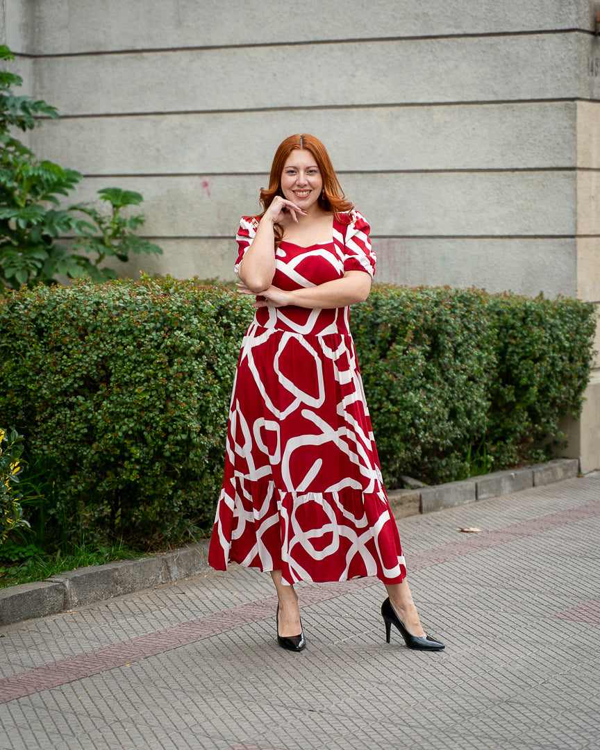 Vestido Bra3 ABS Rojo