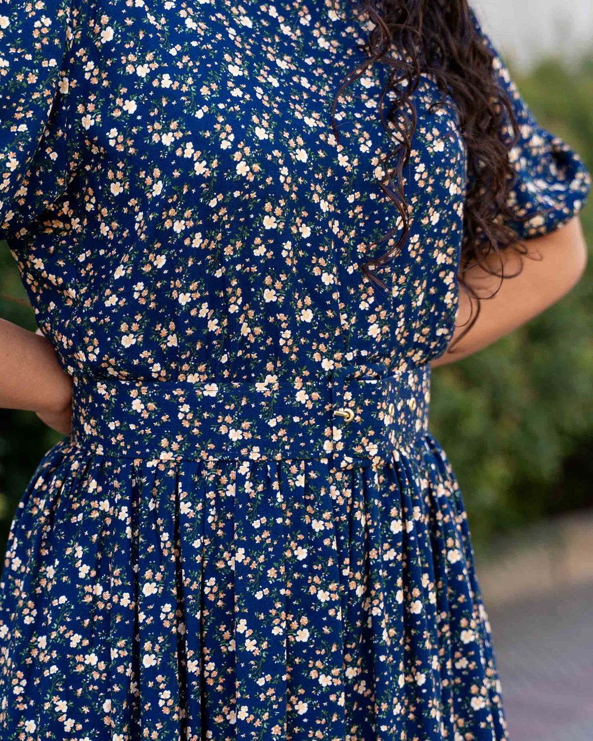 Vestido Bra4 Cinturon Azul FP