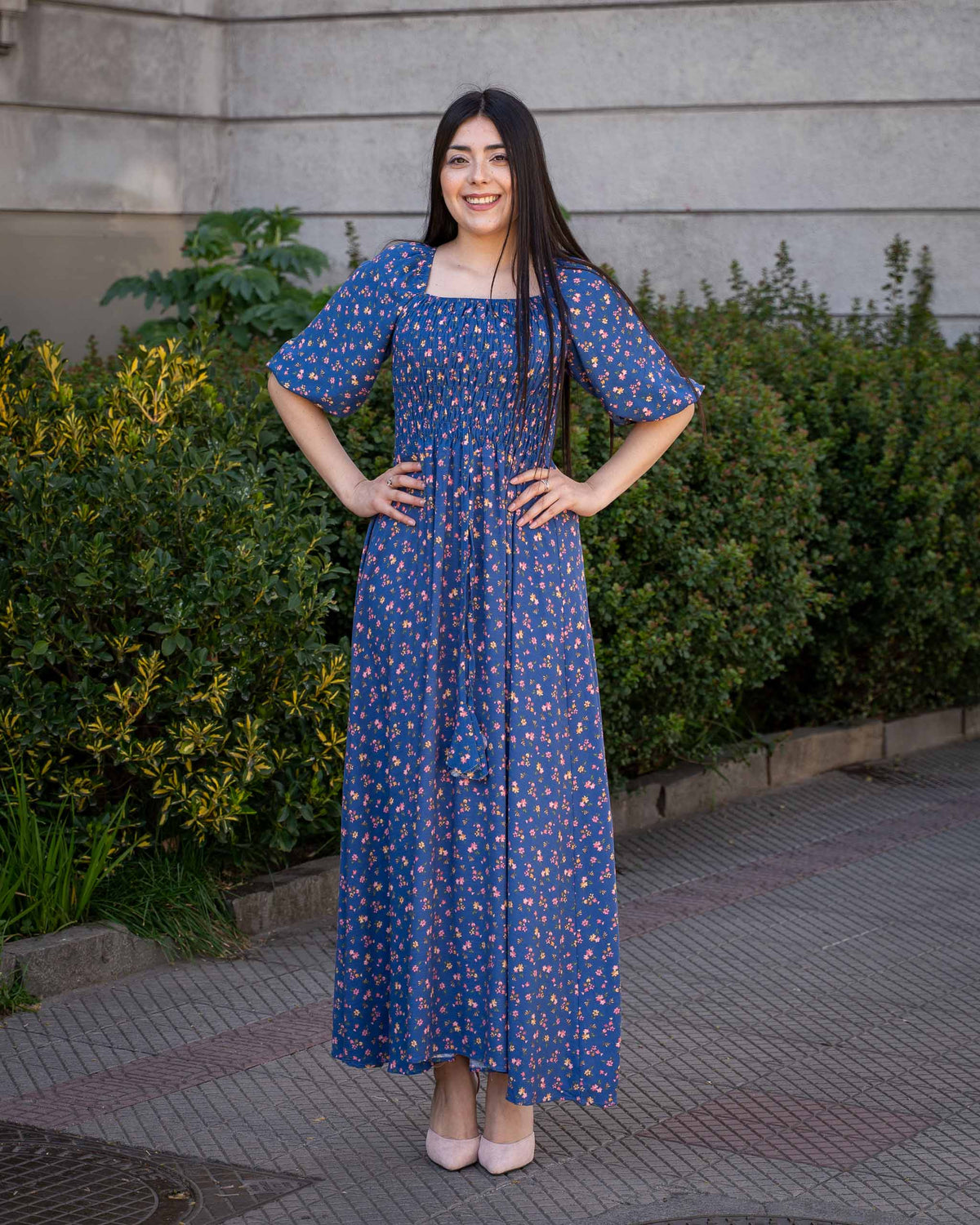 Vestido Bra4 Azul FRCH