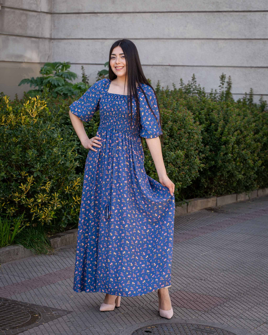 Vestido Bra4 Azul FRCH