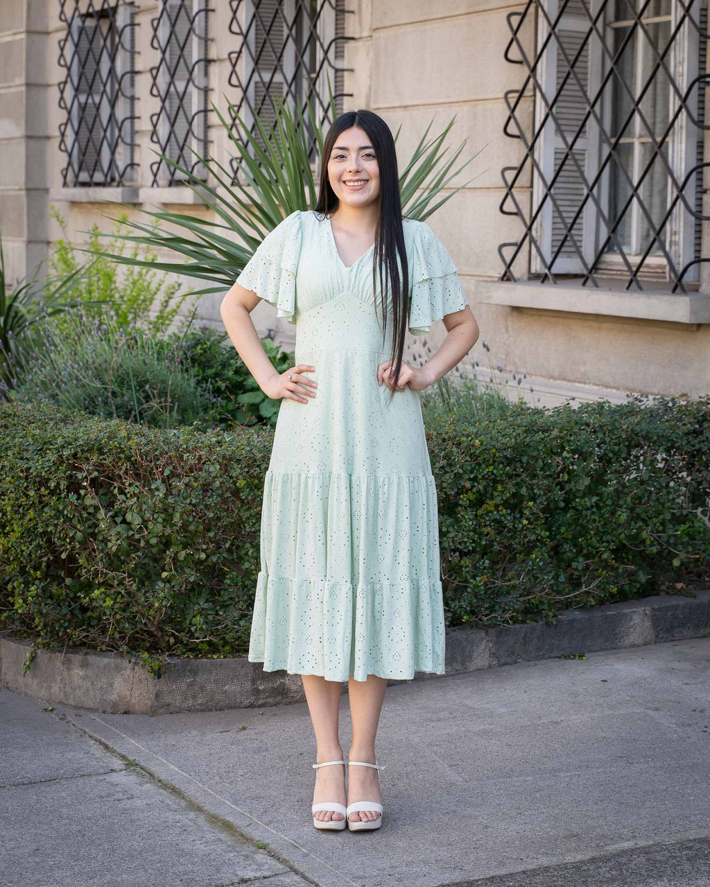 Vestido Bra4 Verde Agua
