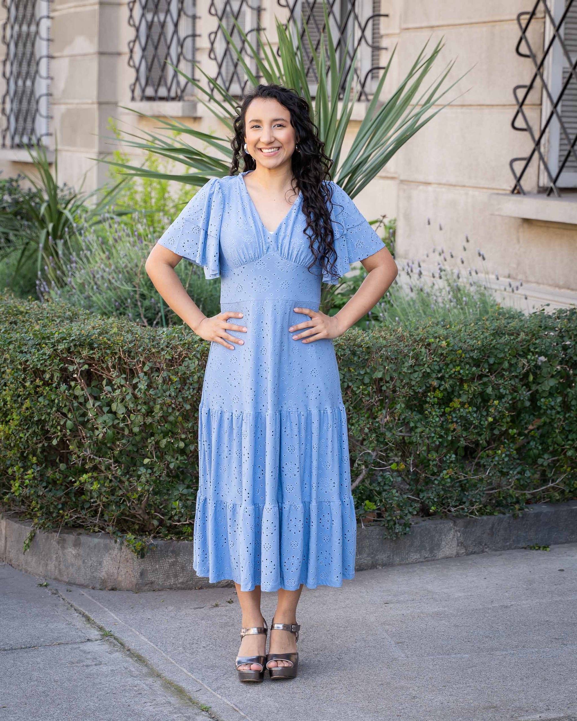 Vestido Bra4 Azul POL