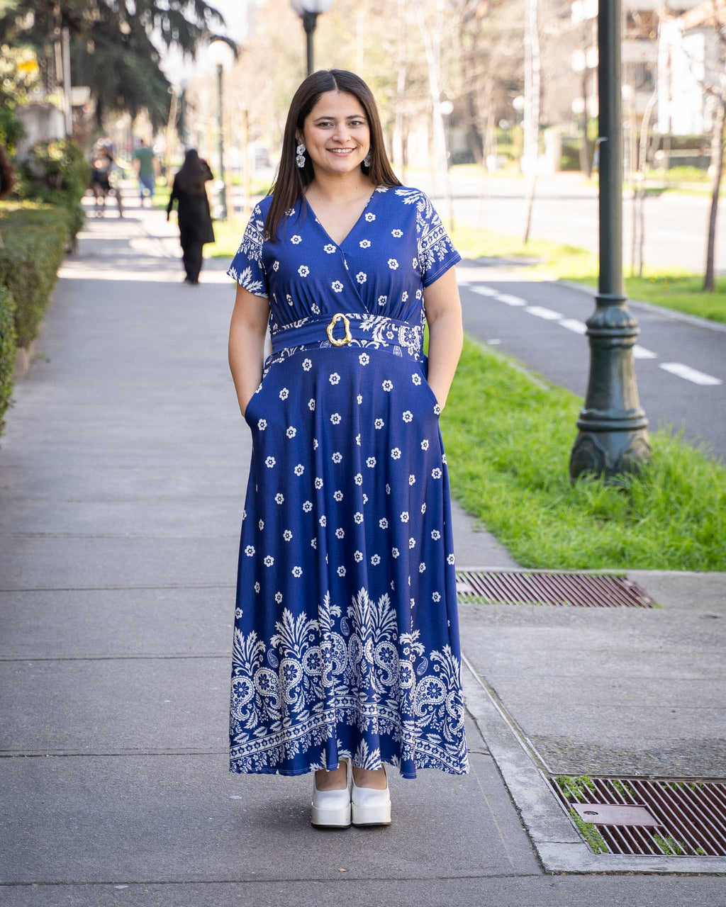 Vestido Bra4 Azul