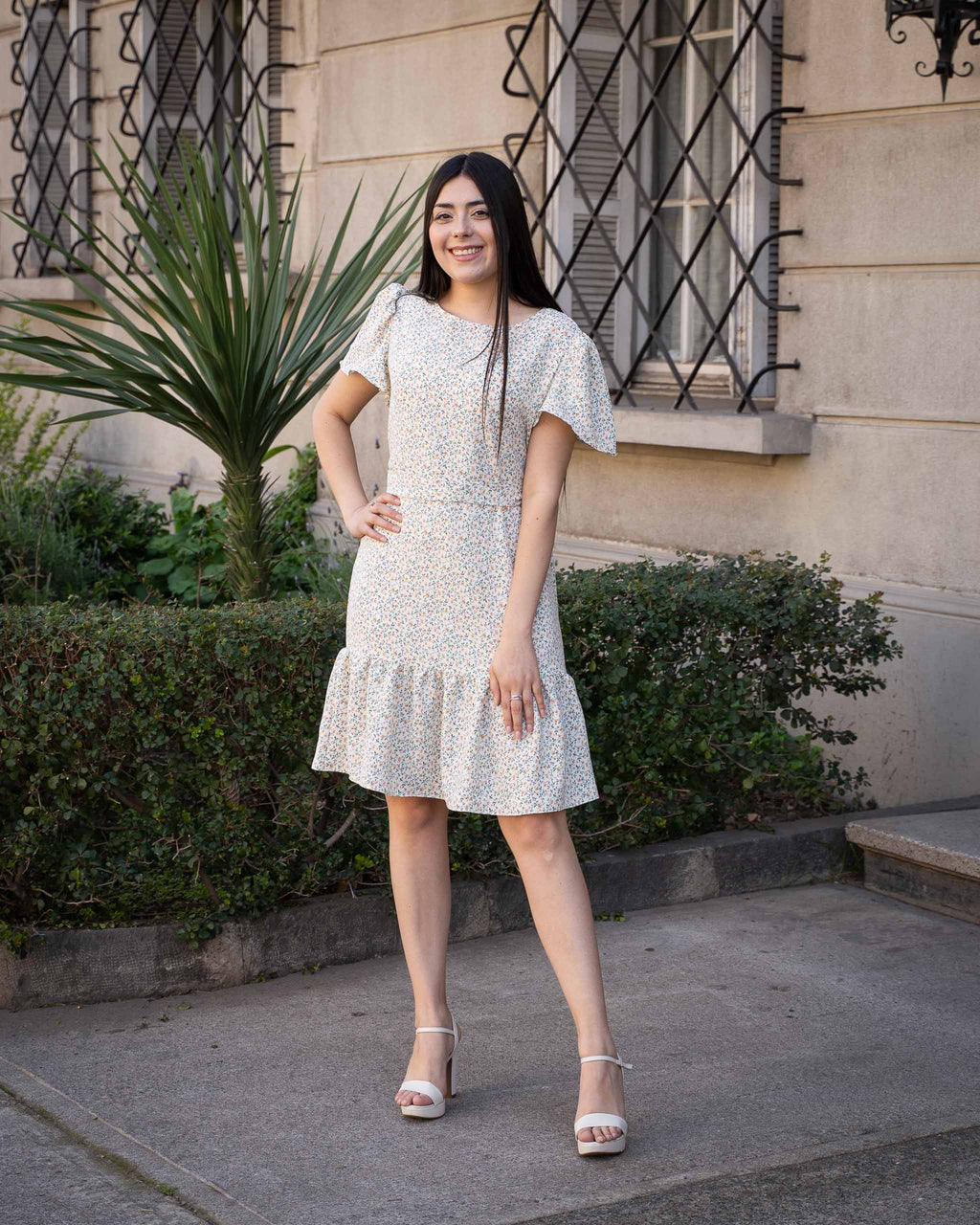 Vestido Bra4 Corto Blanco F