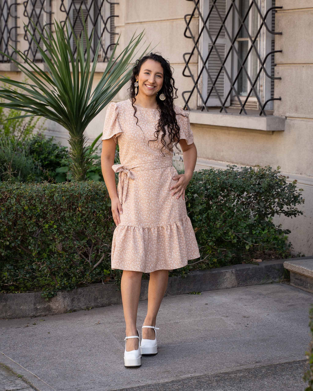 Vestido Bra4 Corto Beige FB