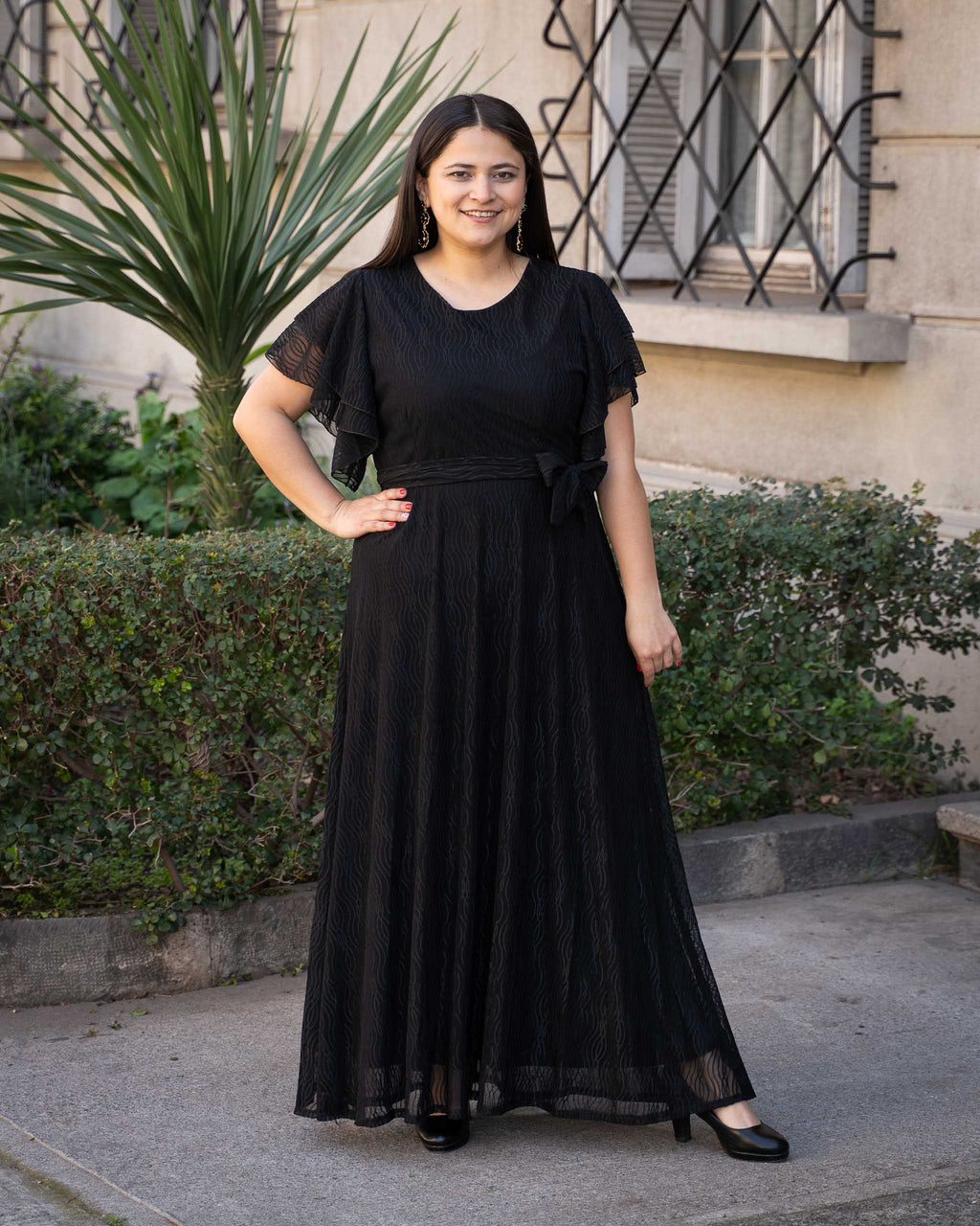 Vestido Bra4 Negro Fiesta