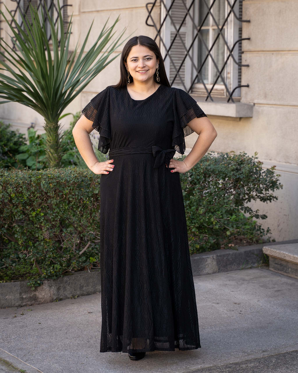 Vestido Bra4 Negro Fiesta