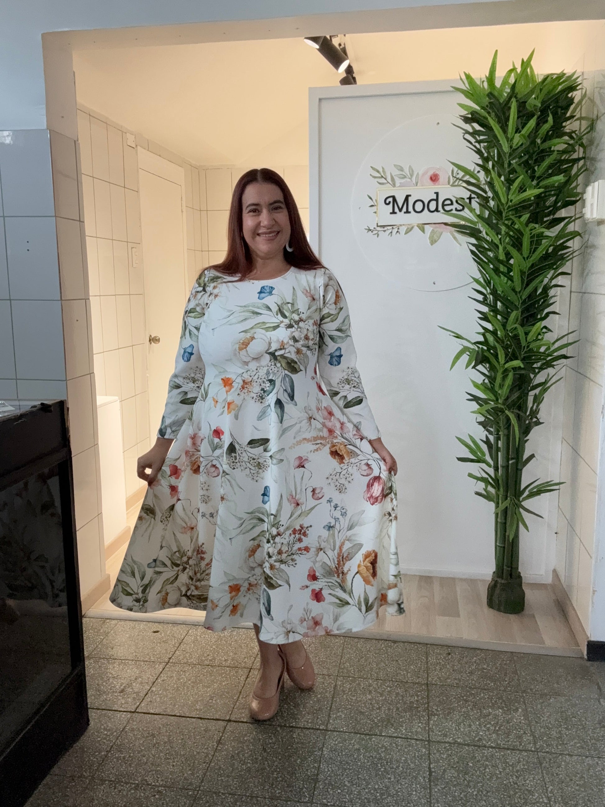 Vestido Godet Largo BFR