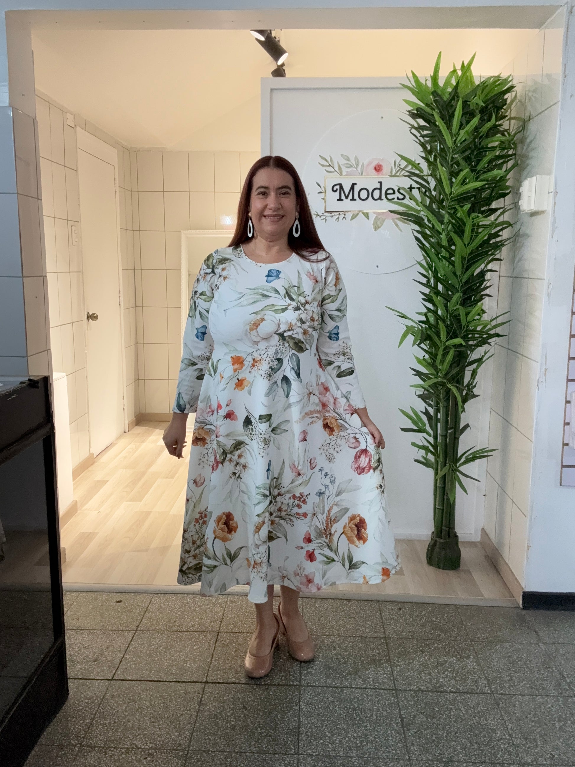 Vestido Godet Largo BFR