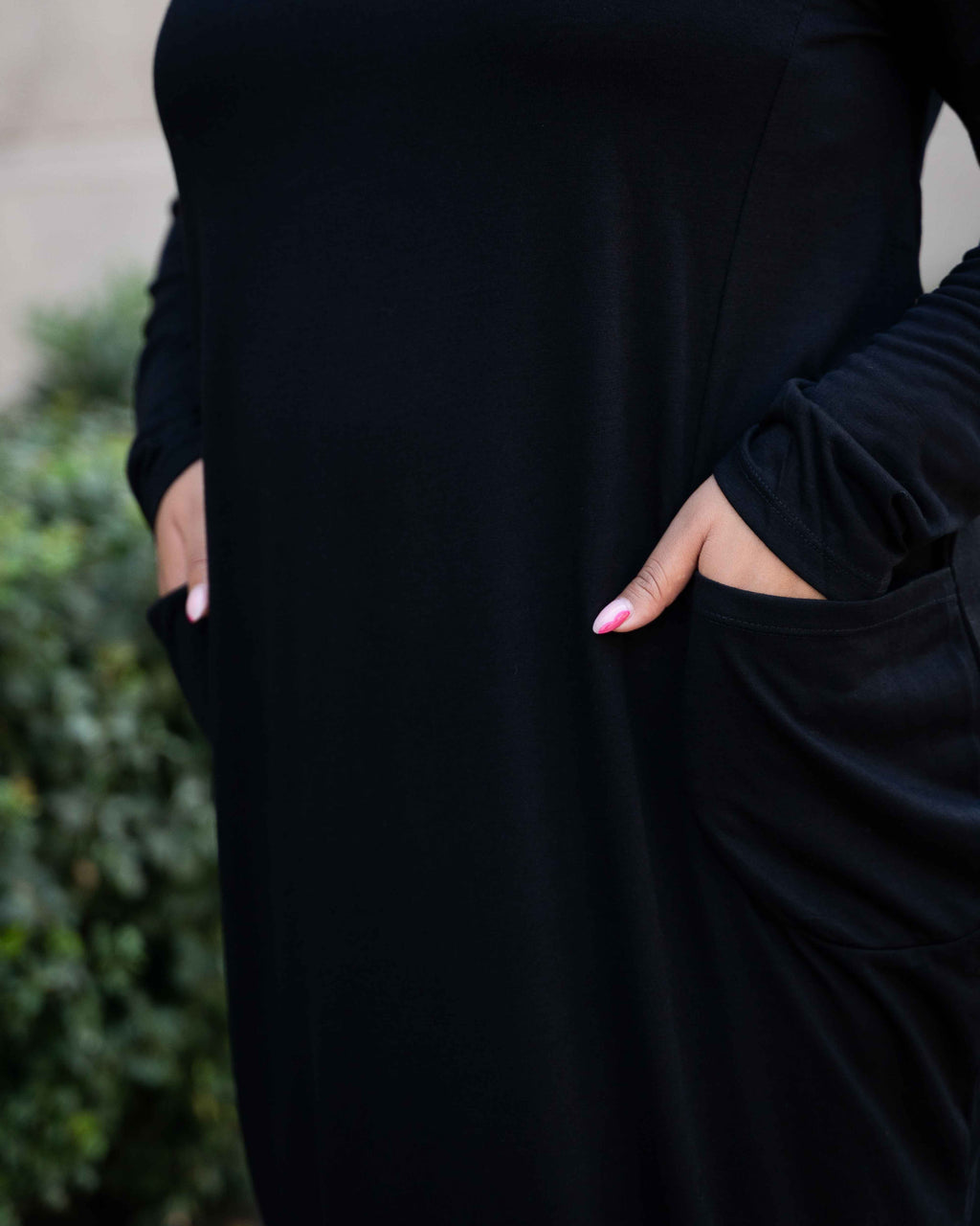 Vestido Modal Negro