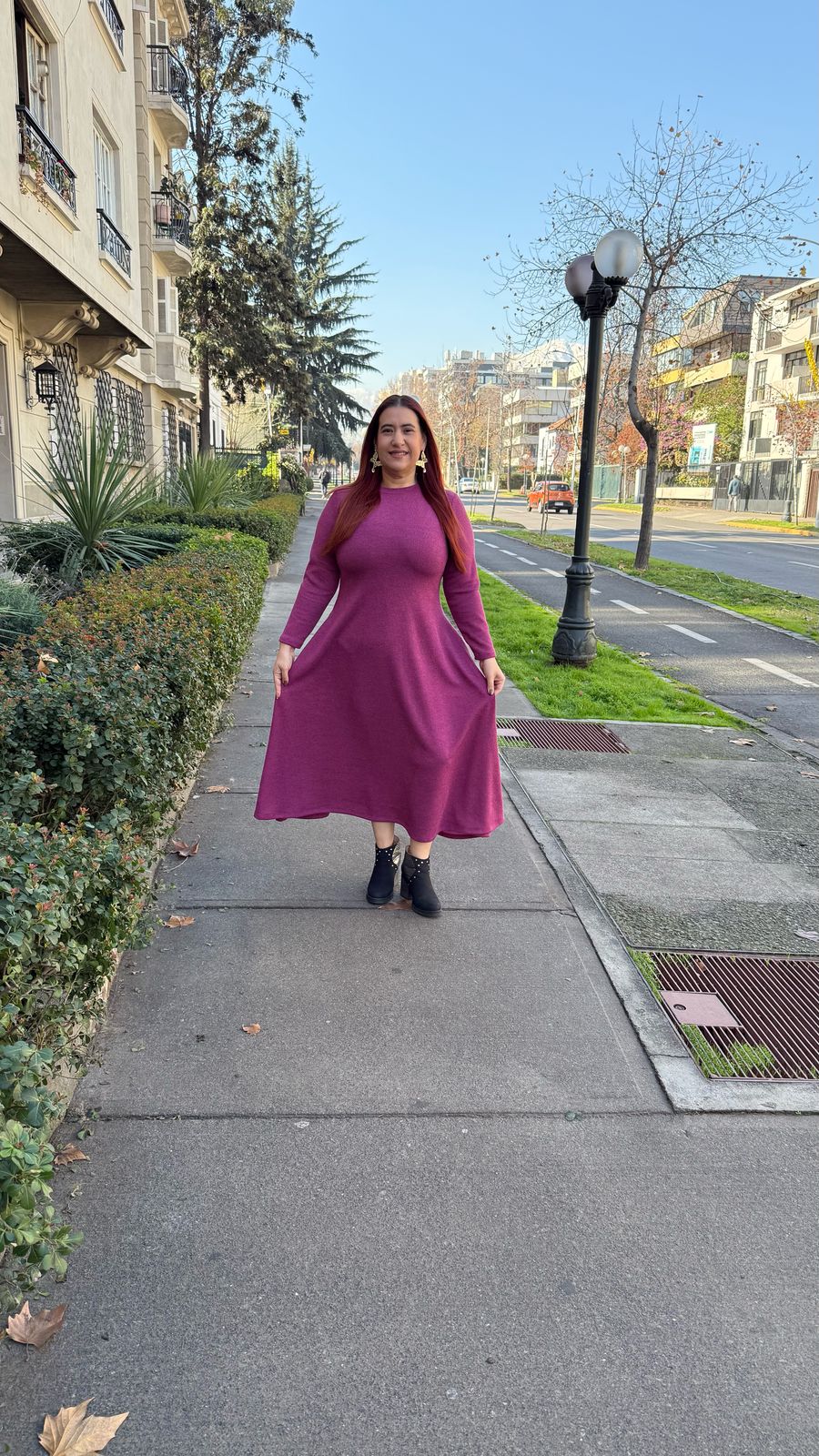 Maxivestido Lanilla Berry