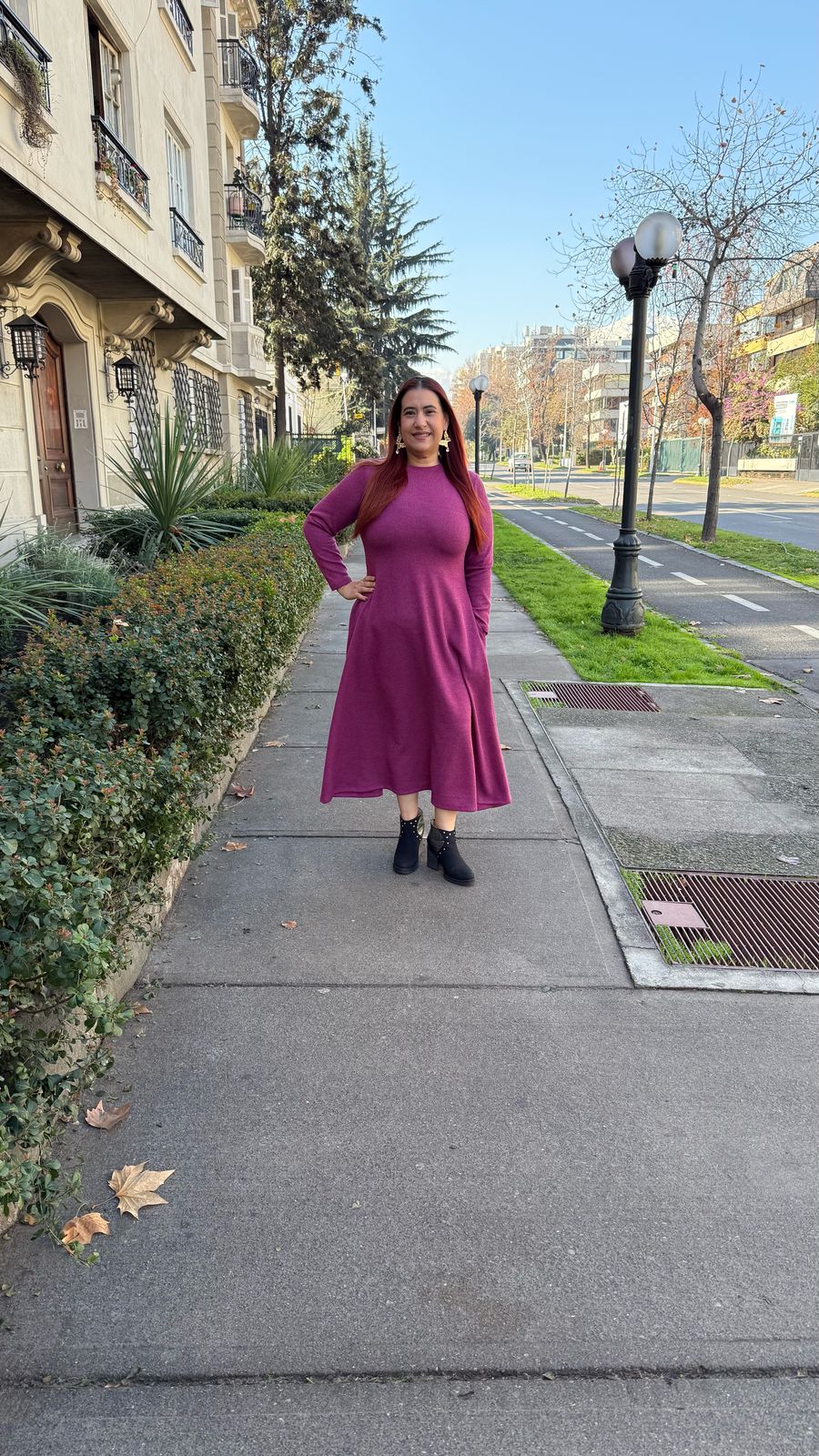 Maxivestido Lanilla Berry