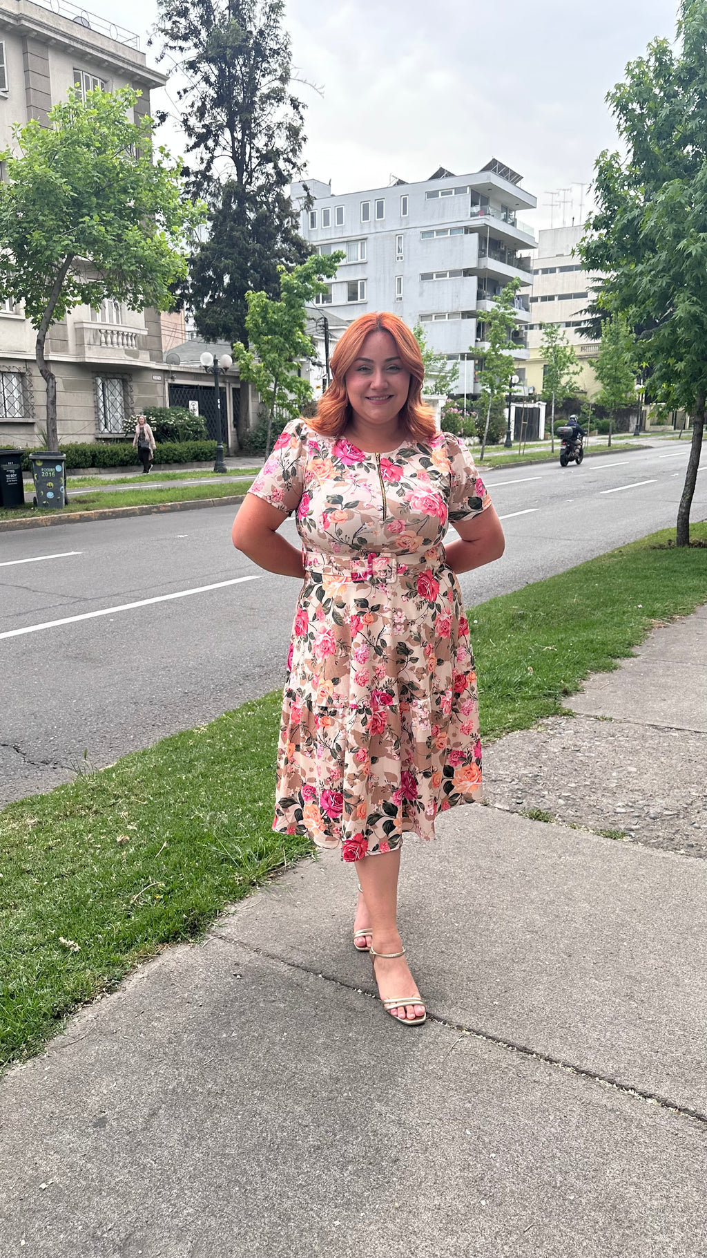Vestido Bra2 Floreado Cierre