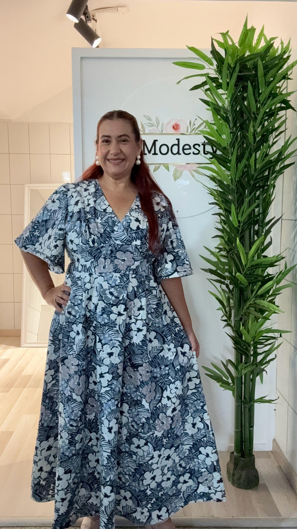 Vestido Europa Lino Azul